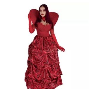 Disney’s Descendants 4 Rise of Red Queen of Hearts Costume Size M (NEW)